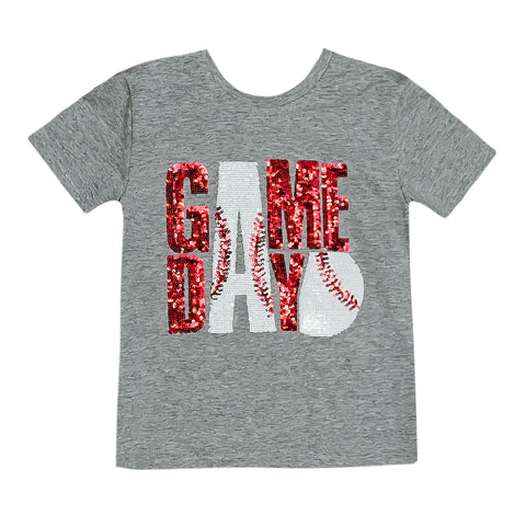 Maroon and Gray Gameday Shirt