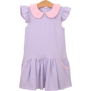 Lavender/Pink Stripe Genevieve Dress