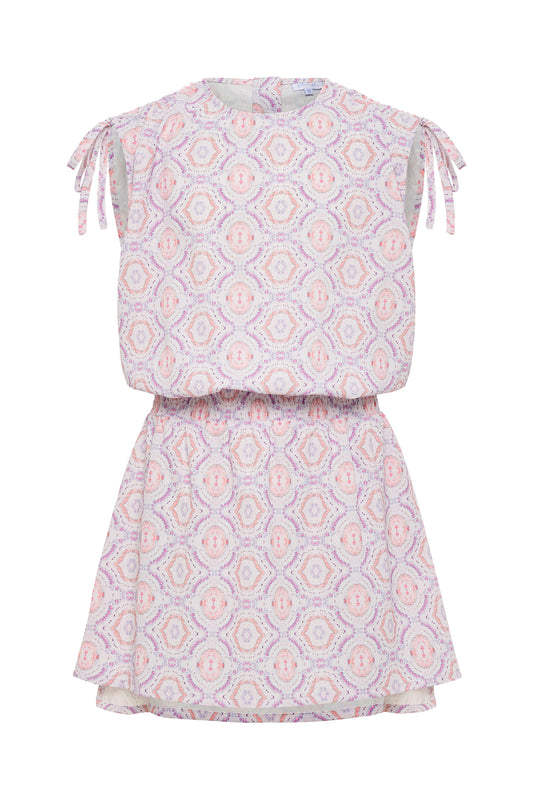 Helen Dress purple/coral