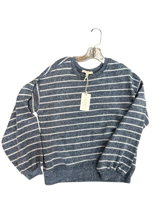 Blue Harper striped sweatshirt