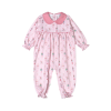 Pink Nutcracker scallop collar Romper