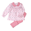 Pink Nutcracker scallop collar top set