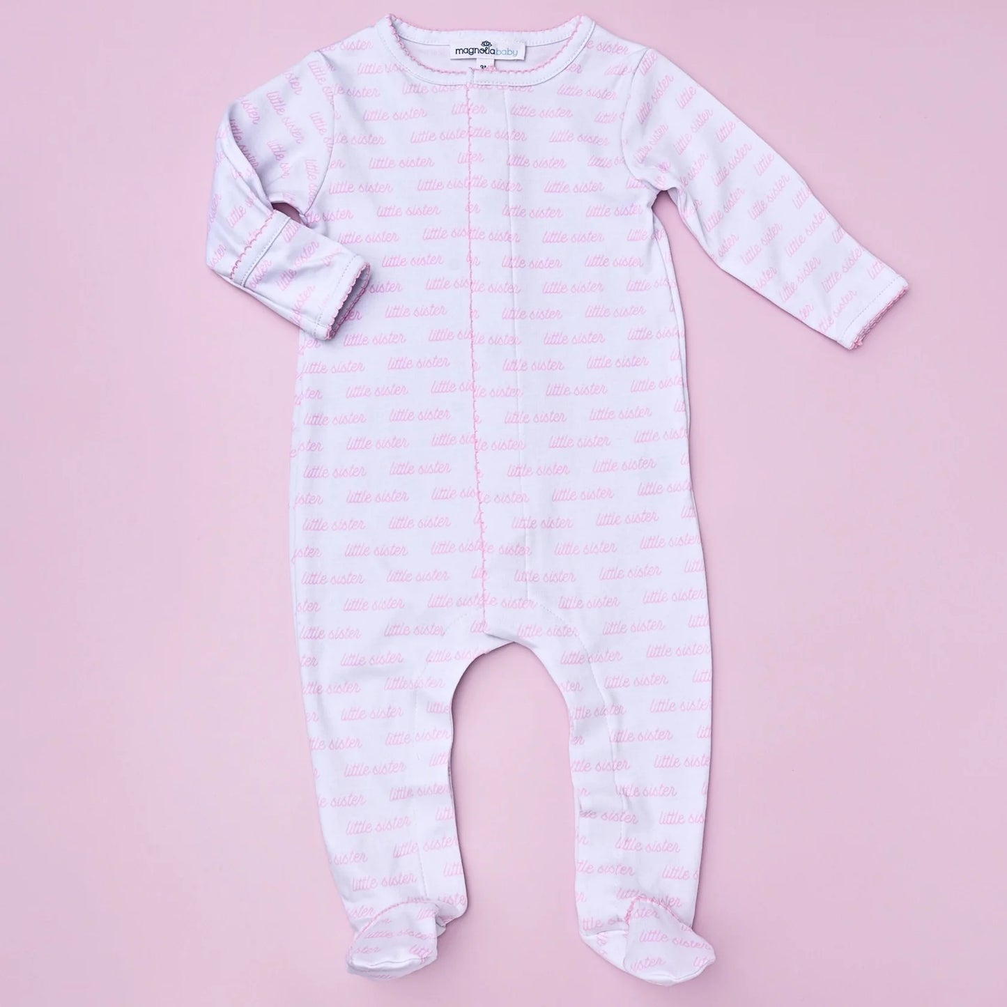 Little Sister zipper footie