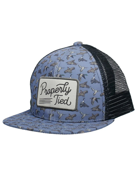 Trucker hat flock