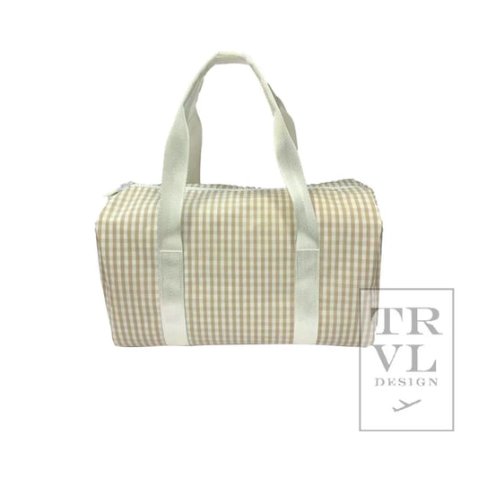 Gingham Khaki-mini packer