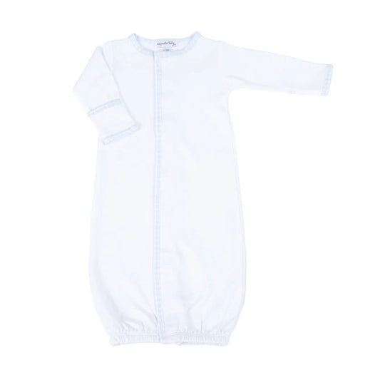 Blue converter gown