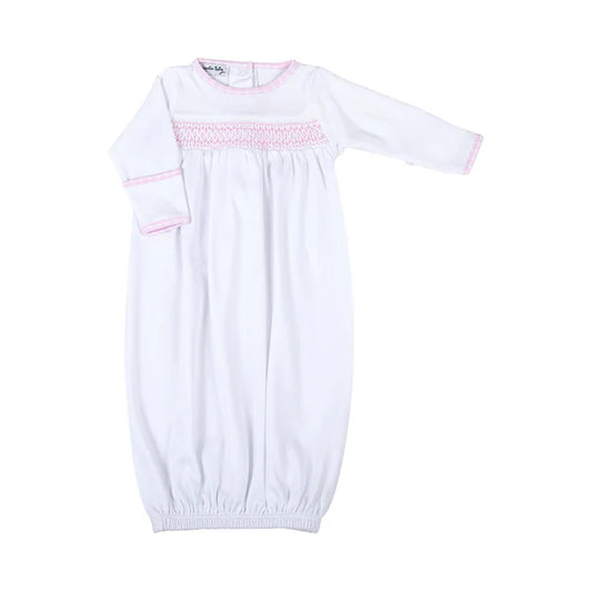 Pink Smocked Gown
