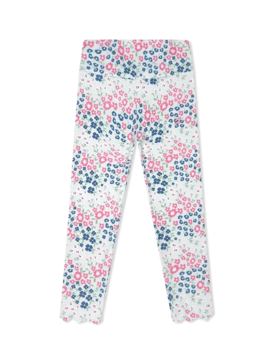 Sadie Scalloped leggings blooms