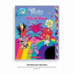 Trolls Talent Show Watercolor Book