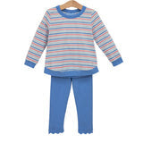 Hamptons Stripe Reagan Pant Set