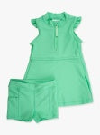 Spring active sleeveless Zip dress