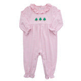 Christmas Tree Ruffle Romper
