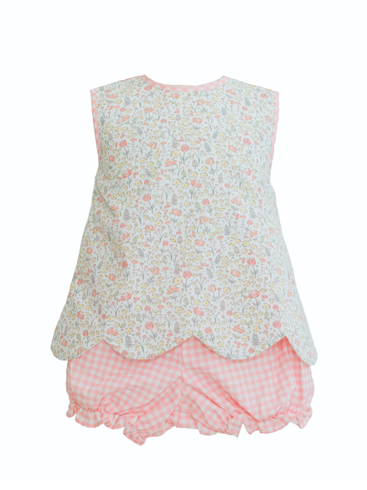Elaine wildflower diaper set