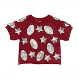 Maroon Football top