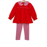 Abigail Red pant set
