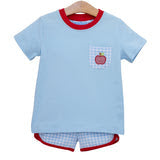 Apple trio short set