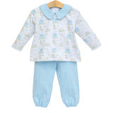 Puppy pals bloomer pant set