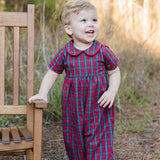 James long bubble Christmas plaid