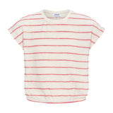 Hatley top coral stripe