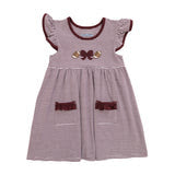 Football maroon dress