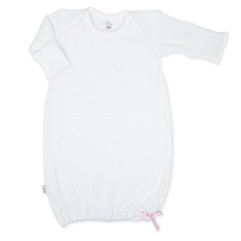 Paty Gown Pink w/bow