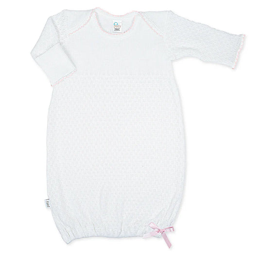 Paty Gown Pink w/bow